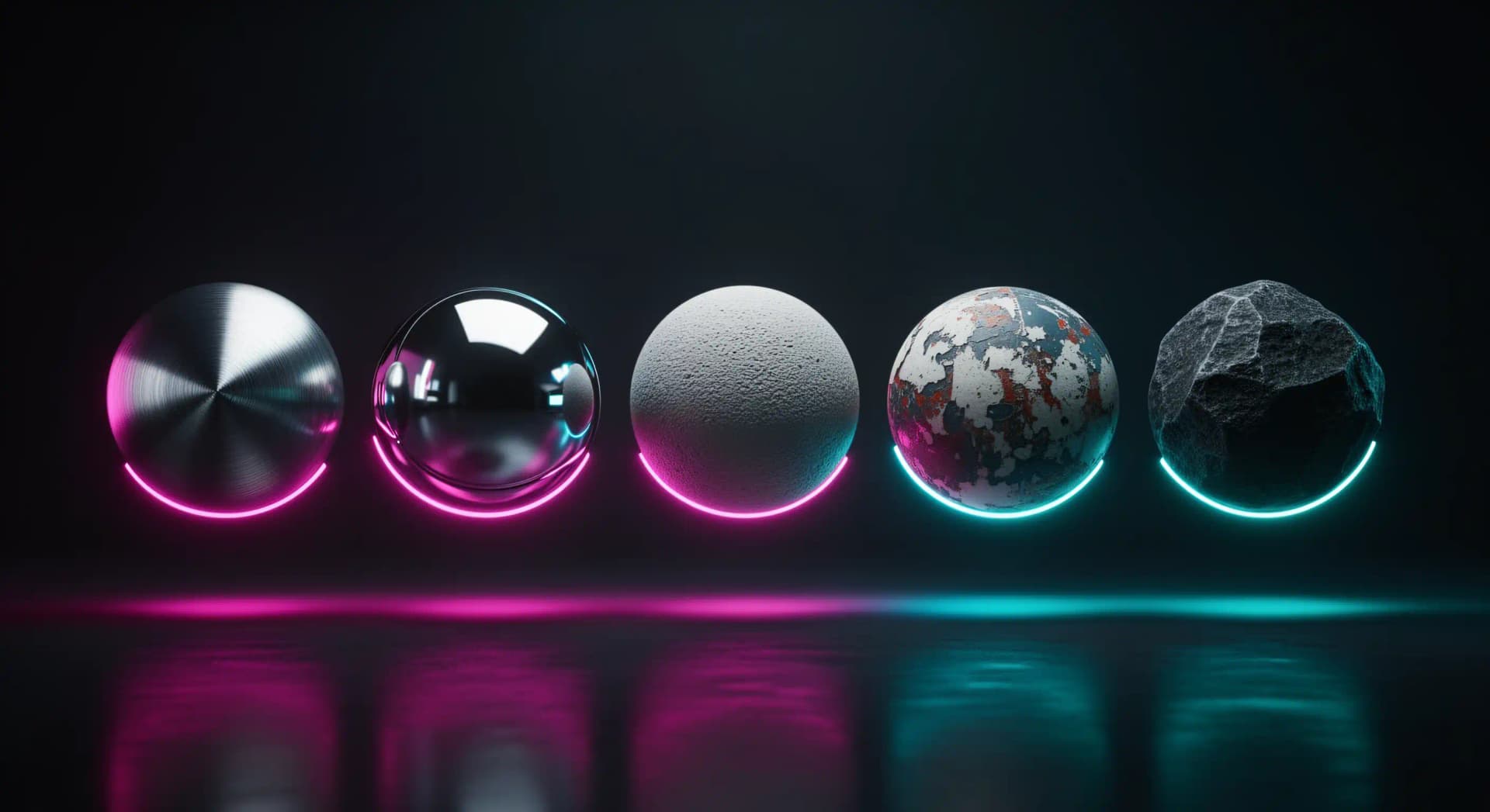 Lexique PBR : base color, normal, roughness, metallic