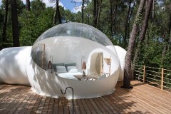 Bulles de Bordeaux, des hebergements en foret pour les fans de camping