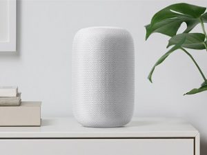 Apple HomePod, enceinte connectee munie de l assistant intelligent Siri