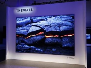 The Wall de Samsung, television MicroLED modulaire devoilee au CES 2018