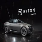 Une voiture électrique présentée par Byton au CES 2018