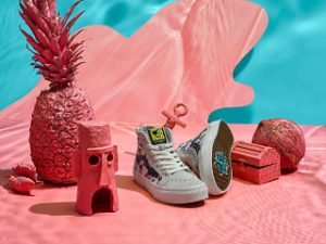 Ligne de vetements et chaussures de Vault by Vans dediee a Bob l eponge