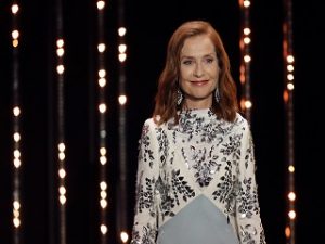 Isabelle Huppert, le prix Europe pour le theatre offert a l actrice a Rome