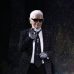 Le grand couturier Karl Lagerfeld célébré à Paris