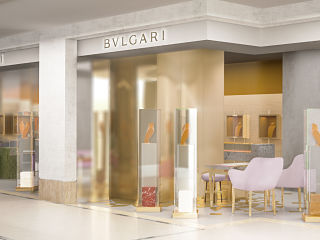 Joaillier Bvlgari, une boutique parisienne dans le Bon Marche Rive Gauche