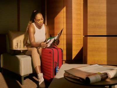 Serena Williams collabore avec Away © Courtesy of Away