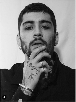 Le comédien Zayn Malik a pris la pose pour Martyre © Pray for us / Instagram