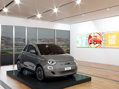 Fiat 500, la citadine du fabricant italien en exposition dans un musee virtuel