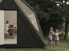 Teletravail, une cabane ou un bureau pour le travail a la maison