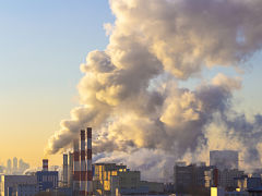 Emissions de CO2, recul du dioxyde de carbone lors du confinement