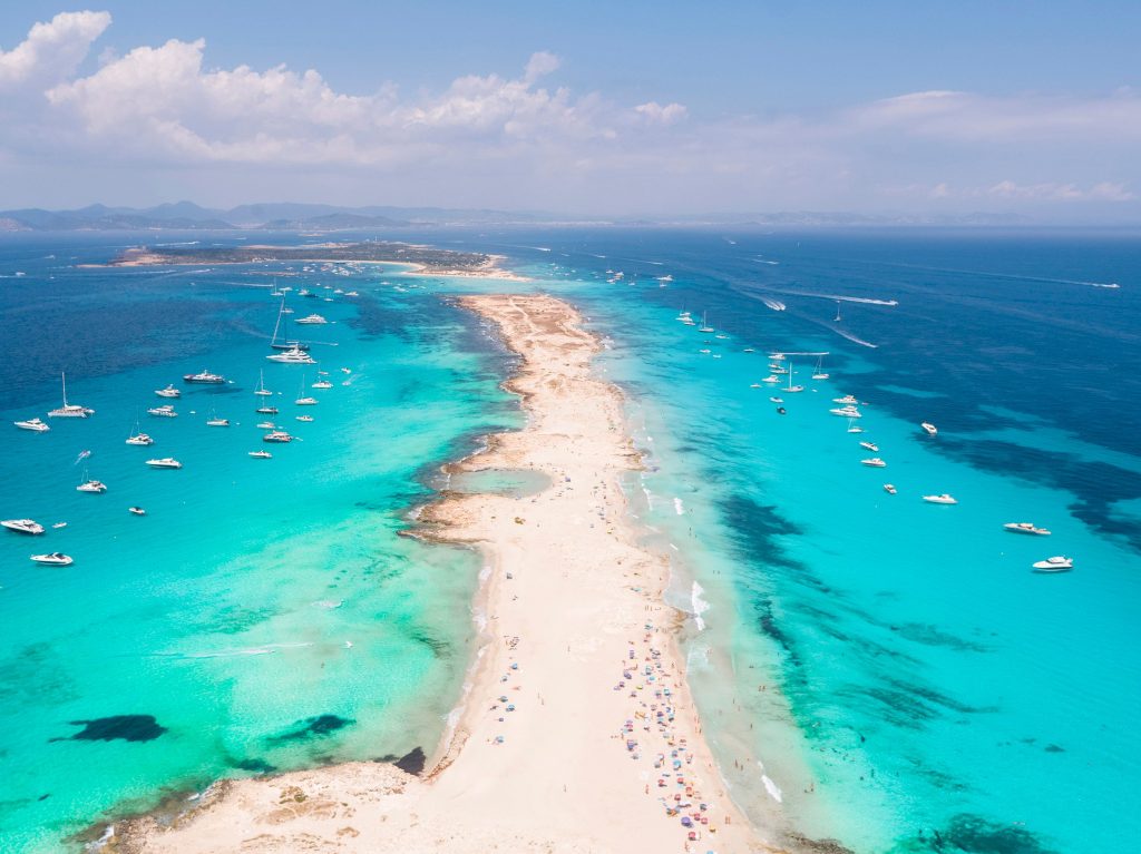 L’île de Formentera vue du ciel 
